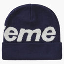 Supreme Big Logo Beanie (fw19) Navy