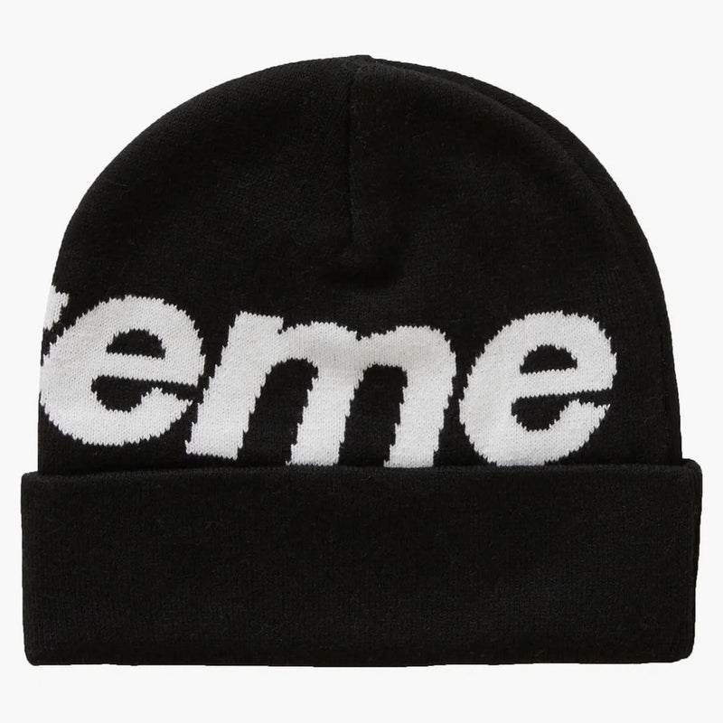 Supreme Big Logo Beanie (FW20) svart