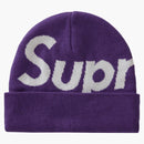 Supreme Big Logo Beanie (FW20) Purple