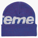 Supreme Big Logo Beanie (FW21) Blue Static