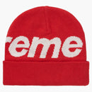 Supreme Big Logo Beanie Red