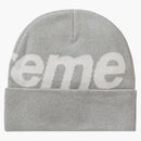 Supreme Big Logo Beanie (FW23) Gray