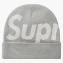 Supreme Big Logo Beanie (FW23) Gray