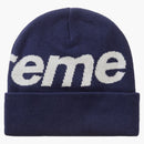 Supreme Big Logo Beanie Beanie (FW23) Navy