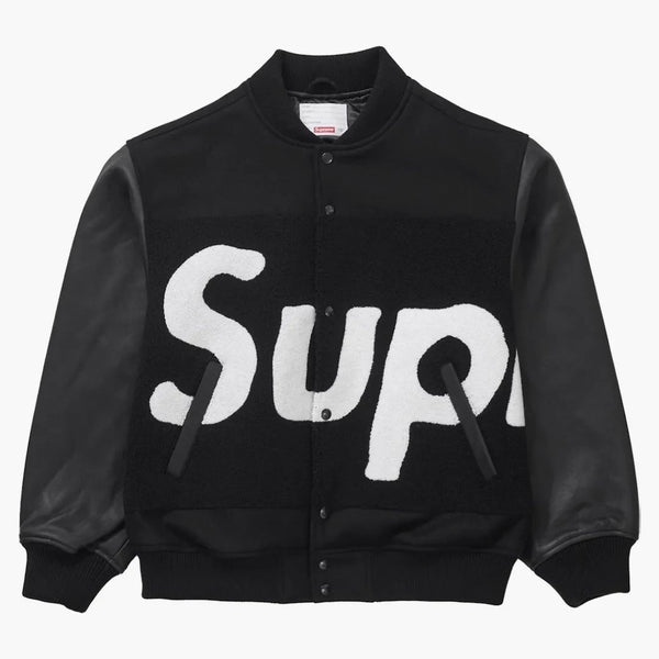 Giacca varsity suprema grande logo Big Chenille Black