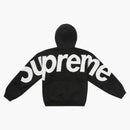 Supreme Big Logo Jacquard Hooded Sweatshirt Black