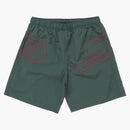 Supreme Big Logo Nylon Short Green