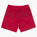 Supreme Big Logo Nylon Short Red