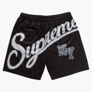 Supreme Big Script Mesh Short Black