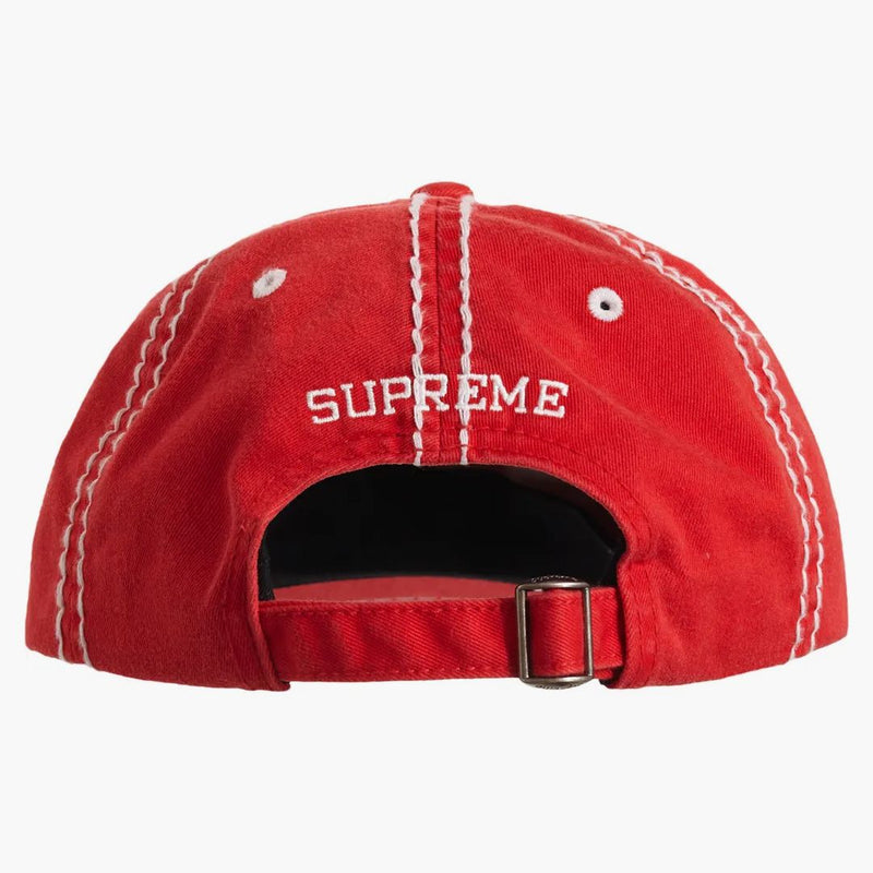 Supreme Big Stitch 6-panel Red