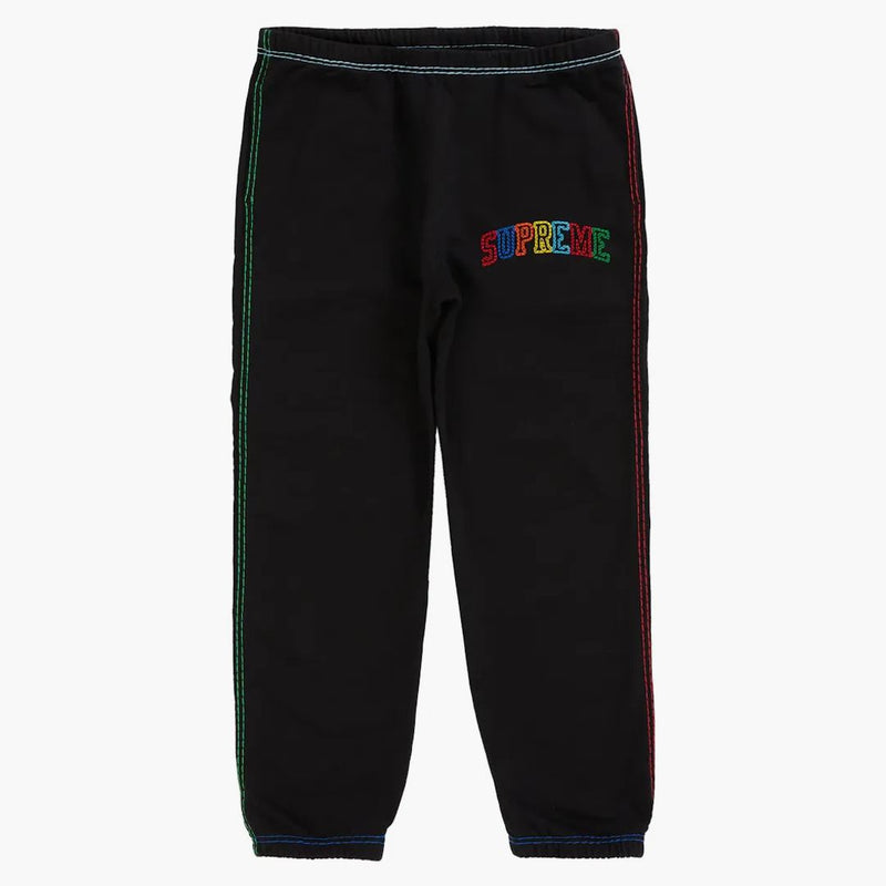 Supreme Big Stitch Sweatpant Black