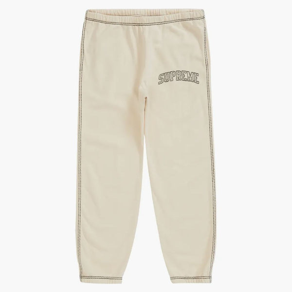 Supreme Big Stitch Sweatpant Natural