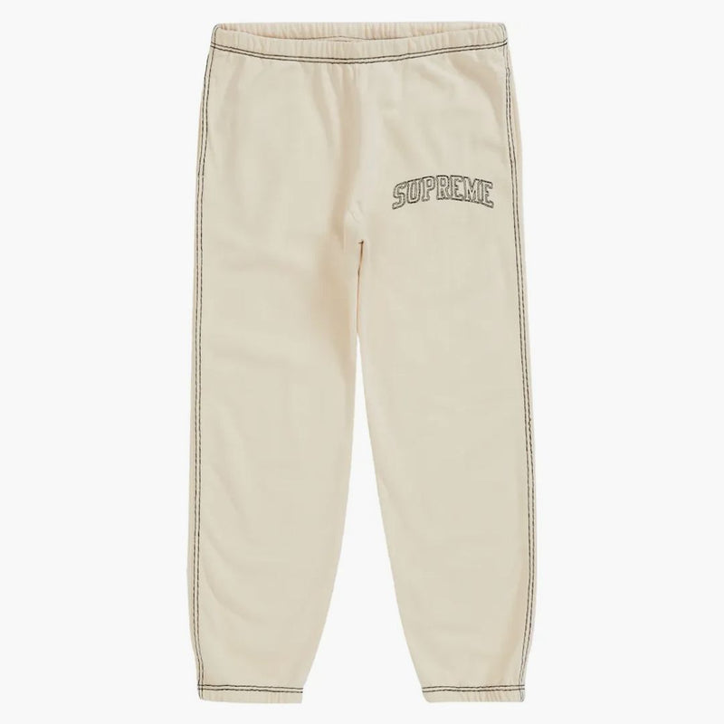 Supreme Big Stitch Sweatpant Natural