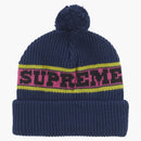 Supreme Big Stripe Beanie (FW24) Navy