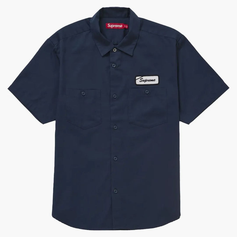 Supreme Bitch S/s Work Shirt Navy