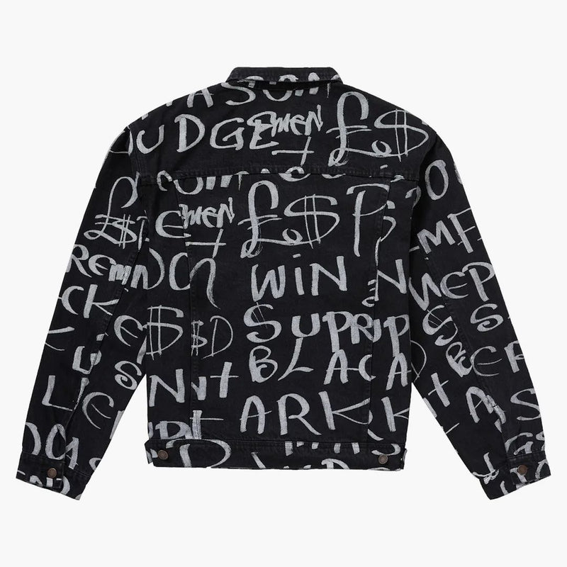 Supreme Black Ark Denim Trucker Jacket Black