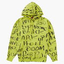 Supreme Black Ark Hooded Sweatshirt Fluorescent Yellow