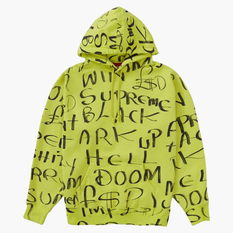 Suprema Black Ark con cappuccio con cappuccio giallo fluorescente