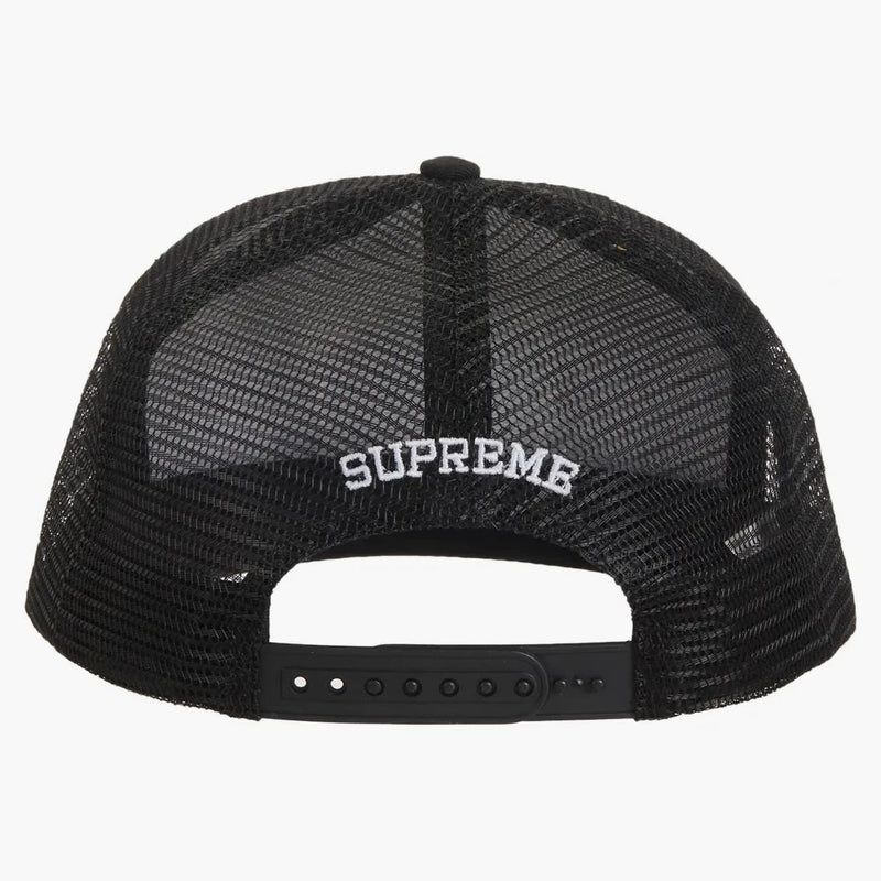 Supreme Black Cat Mesh Back 5-Panel Black