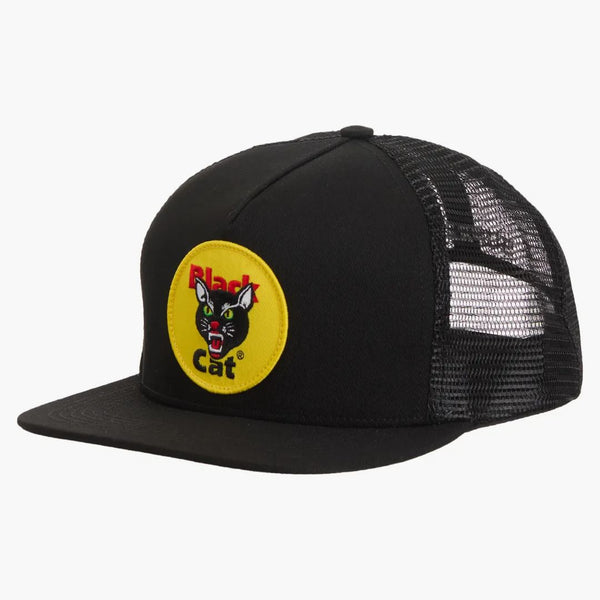Supreme Black Cat Mesh Back 5-Panel Black