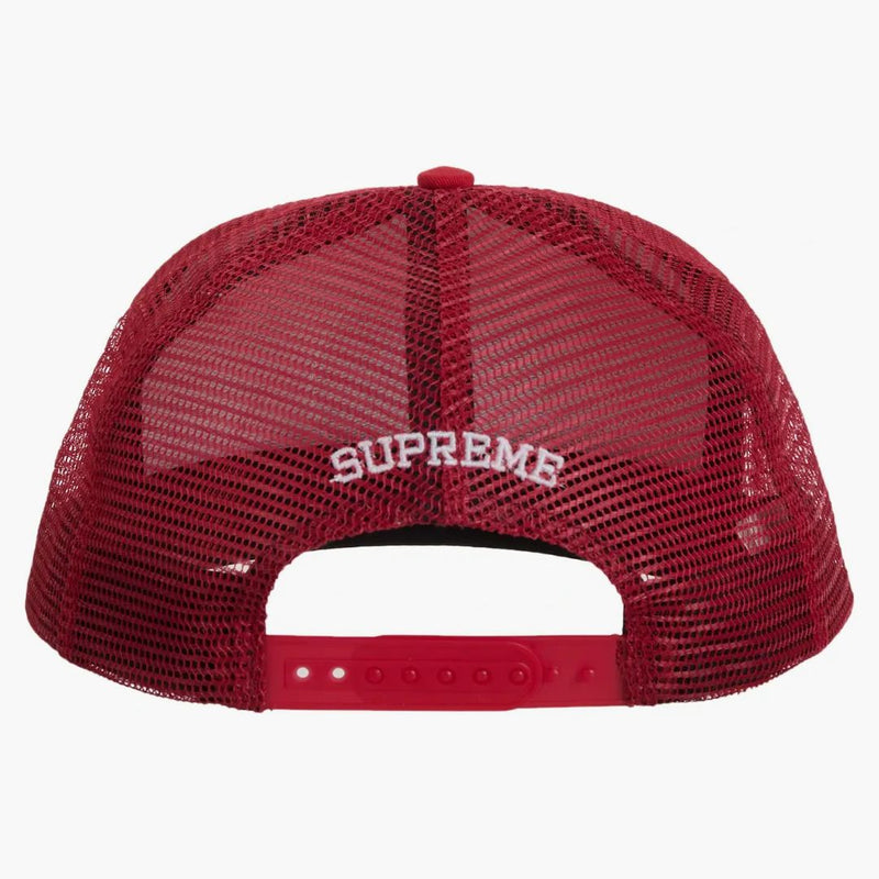 Supreme Black Cat Mesh Back 5-panel Red