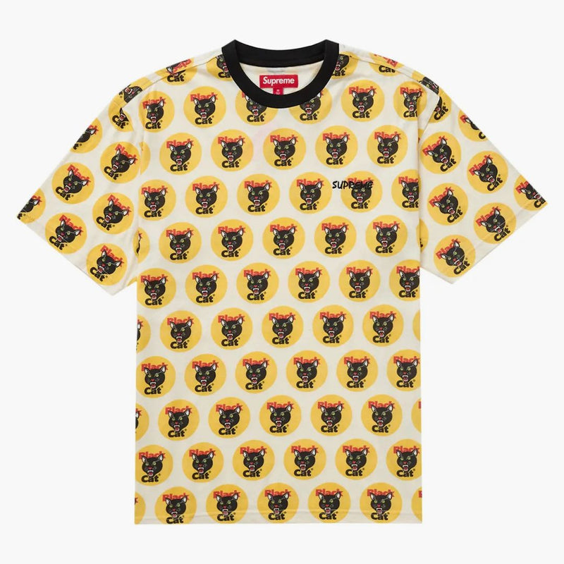 Nejvyšší černá kočka S/S Top Multicolor