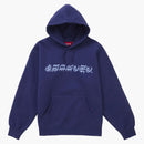 Supreme Blackletter Hooded Sweatshirt Washed Navy