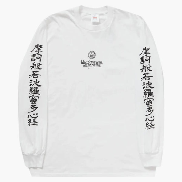 Supreme Blackmeans l/s te vit vit