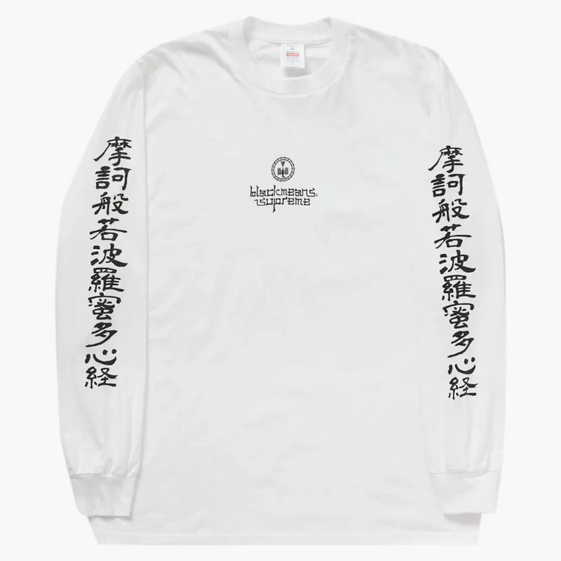 Supreme Blackmeans l/s te vit vit
