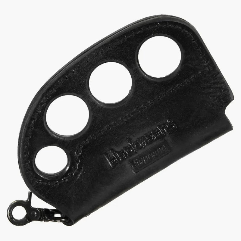 Supreme Blackmeans läderljusare fodral svart