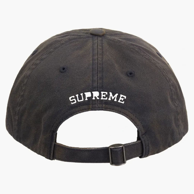 Supreme Bleached Chino 6 Panel Navy