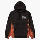 Nejvyšší bělená mikina s kapucí černá