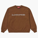 Supreme Bless Crewneck Brown