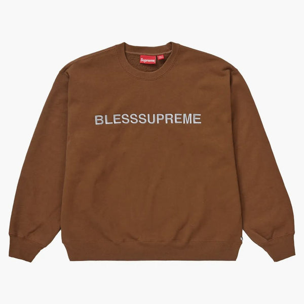 Supreme Bless Crewneck Brown