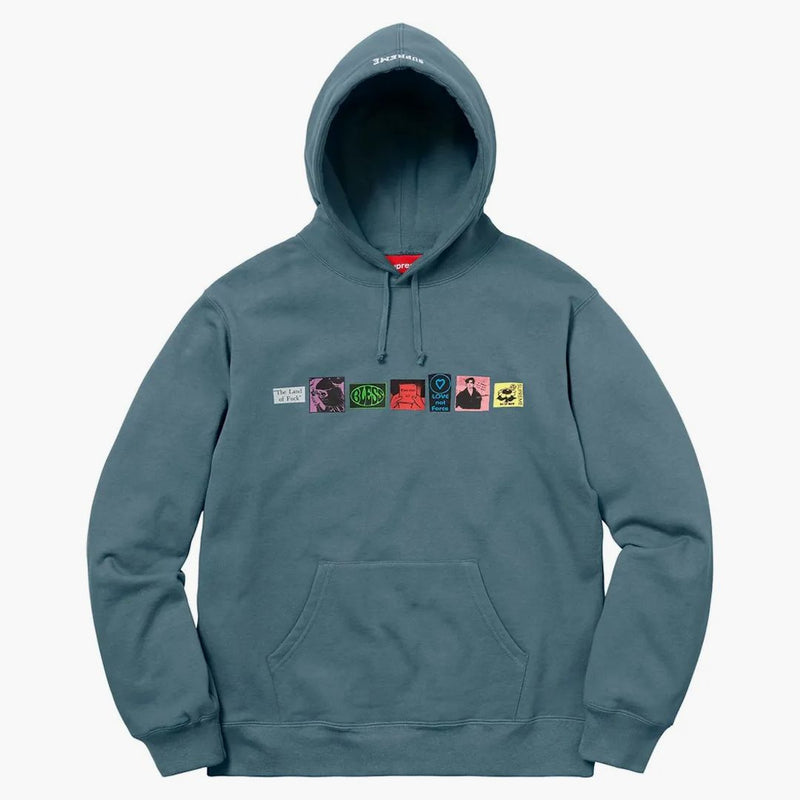 Supreme Bless Hooded Sweatshirt Slate