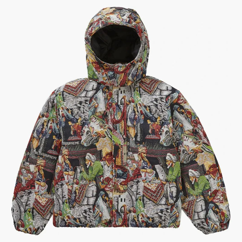 Supreme Bless Tapestry Down buffer Jacket Multicolor