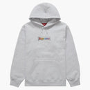 Supreme Bling Box Logo Hooded Sweatshirt Ash Grey