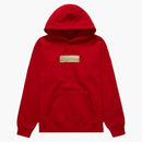 Supreme Bling Box Logo Hooded Sweatshirt Red