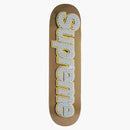 Supreme Bling Box Logo Skateboard Deck (SS22) Gold