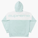 Supreme Blocked Hoodie Ice Blue