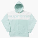 Supreme Blocked Hoodie Ice Blue