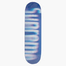 Supreme Blurred Logo Skateboard Deck Blue