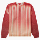 Supreme Blurred Logo Sweater Red