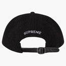 Supreme Boiled Wool S Logo 6-Panel Black