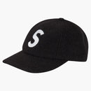 Supreme Boiled Wool S Logo 6-Panel Black