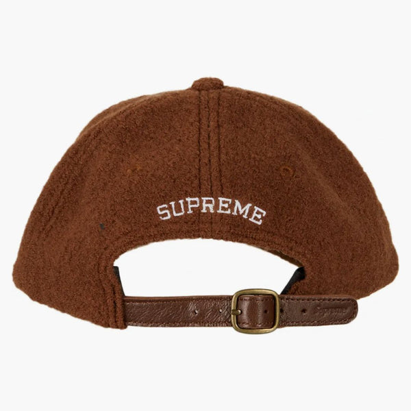 Supreme Boiled Wool S Logo 6-panel Brown