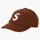 Supreme Boiled Wool S Logo 6-panel Brown