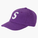 Supreme Boiled Wool S Logo 6-panel Purple