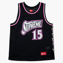 Supreme Bolt Basketball Jersey Black