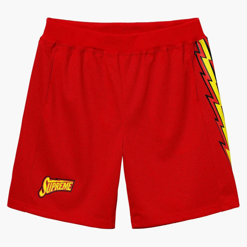 Supreme Bolt Basketball Short Red